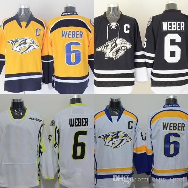 2020 Factory Outlet Mens Nashville Predators 6 Shea er Blue White