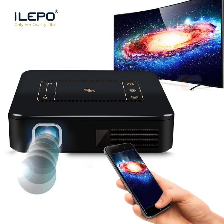 2019 Newest Home Cinema Portable Projector Android 7.1 Quad Core 16GB
