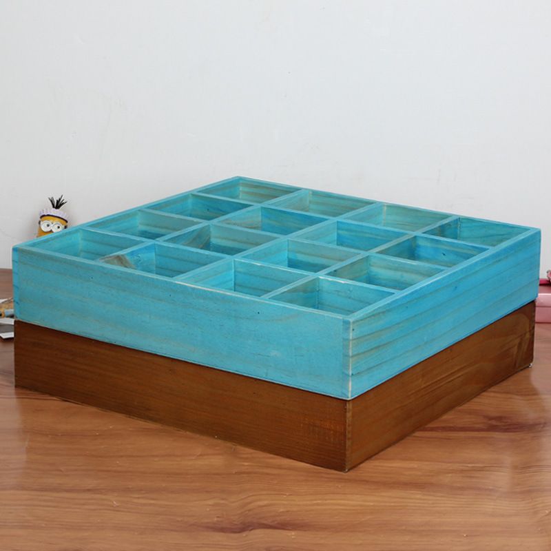 2018 Wooden Boxes Vintage Retro Look Wall Mounted Square Wood 2018 Wooden Boxes Vintage Retro Look Wall Mounted Square Wood Display Shelf 16 Section Divided 4 Layers Drawer Storage Box From Tanguimei6