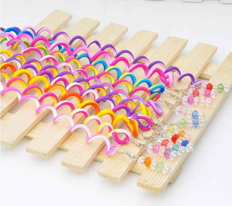 أحدث DIY الوالدين والطفل اليد braider سلسلة من الخرز بكرات الشعر لولبية اللون لفة أدوات تصفيف الشعر العناية شحن مجاني