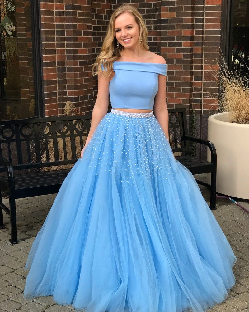 plus size two piece prom dresses