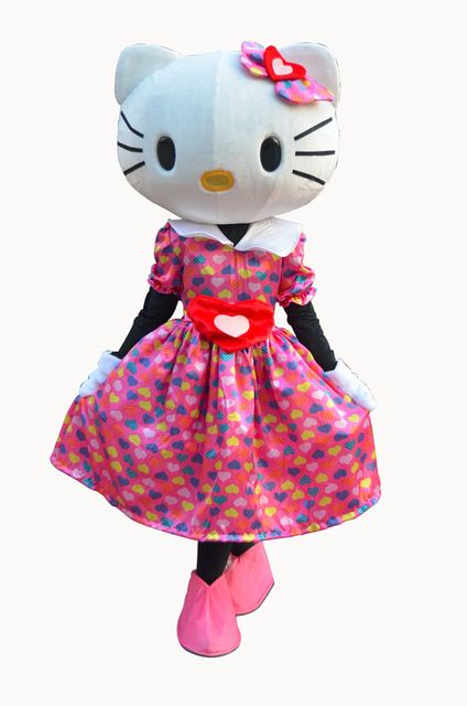 hello kitty mascot costume lovely kt cat cospaly cartoon animal hello kitty party costume