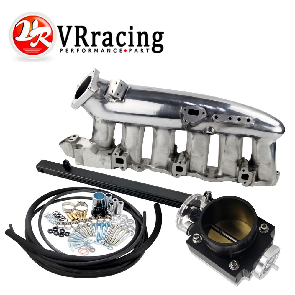 NEW 80mm Universal Throttle Body /& Plenum Flange For Nissan Skyline RB25 R33 R34