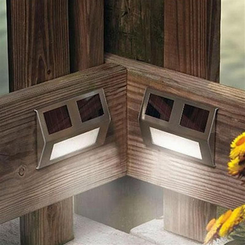 2018 Novelty Outdoor Solar Powered Led Stairways Step Light 2018 Novelty Outdoor Solar Powered Led Stairways Step Light Landscape Garden Wall Lamp From Happylights 42 16 Dhgate Com