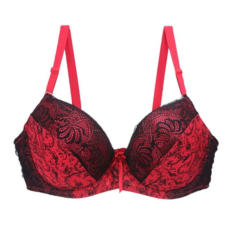 2019 Women'S Full Cup Push Up Lace Bras Large Size BH Plus Size Bra 34E