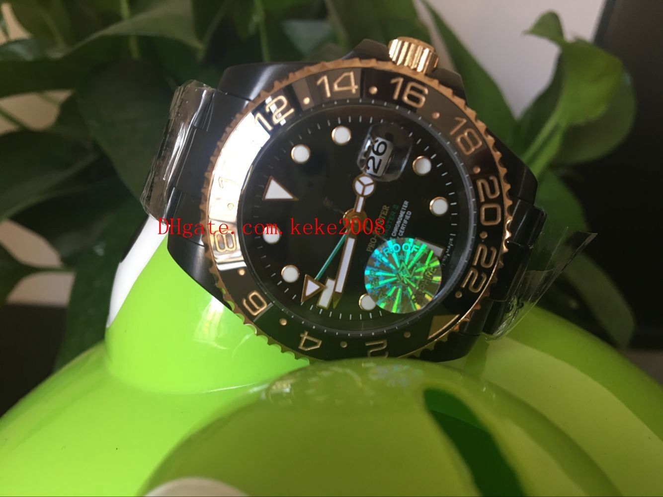 Luxury High Quality Watch YZ Factory GMT 116710 40mm Black PVD Coating Asia 2813 Movement