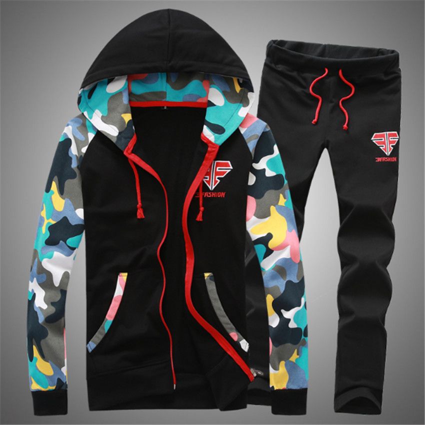 2020 High Quality Pure Cotton Tracksuit Men Spring And Autumn High End Brand New Tracksuit