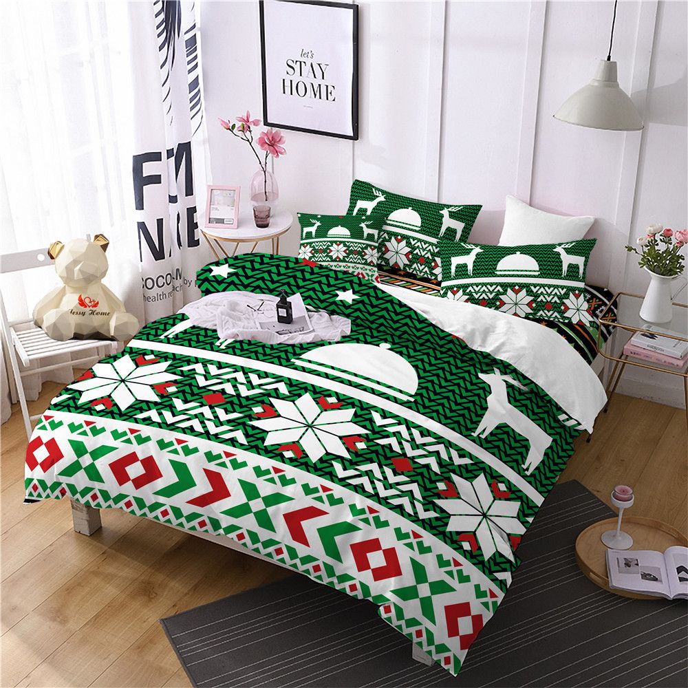 Ethnic Green Comforter Bedding Sets White Duvet Cover Set Queen Ethnic Green Comforter Bedding Sets White Duvet Cover Set Queen Bohemia King Size 3d Home Textile Bed Linen 25 Full