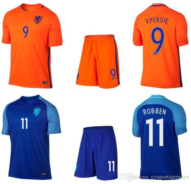 2019 Nederland Jerseys Adult Suit 2016 European Cup Soccer Orange