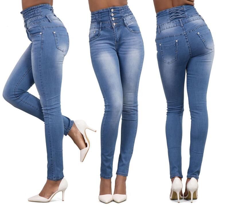 elastic top jeans