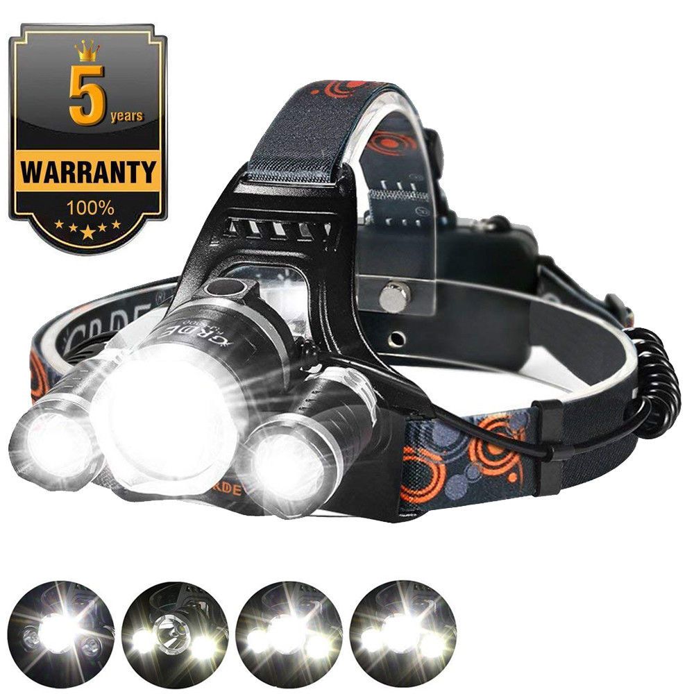 Rechargeable 3000LM 1 CREE T6 LED HeadLamp HeadLight Super Bright Headlamp