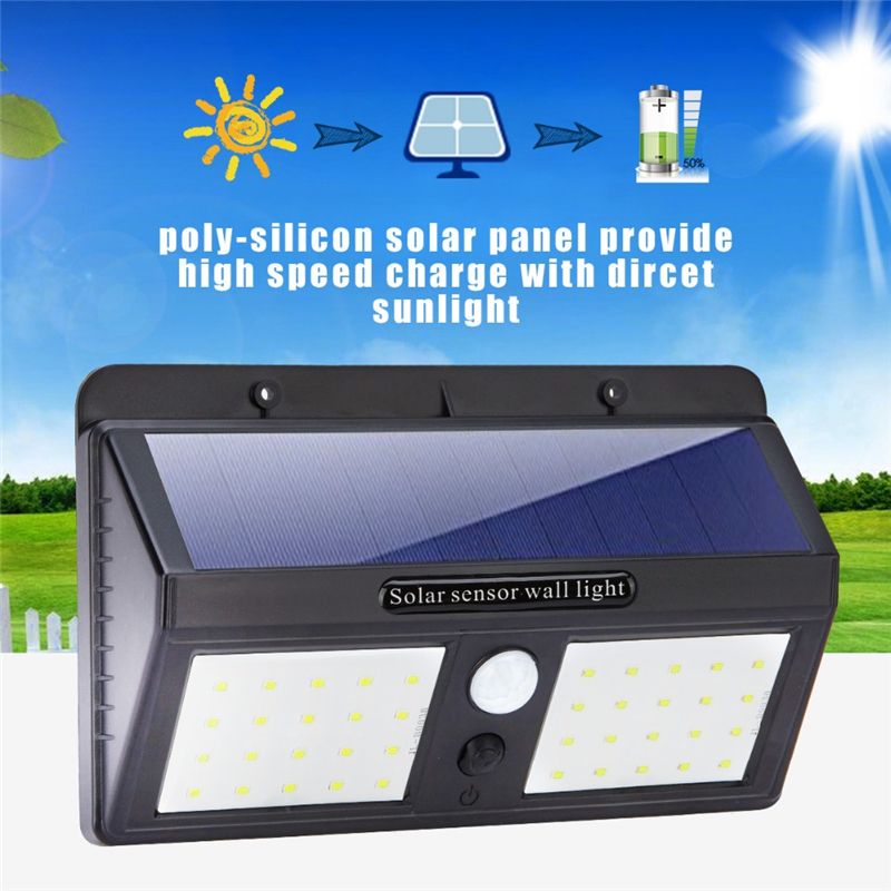 2018 Solar Energy Led Pir Motion Sensor Light Wall 40 Waterproof 2018 Solar Energy Led Pir Motion Sensor Light Wall 40 Waterproof Outdoor Garden Street Lamp Saving Safety From Lighting2018 7 46 Dhgate Com