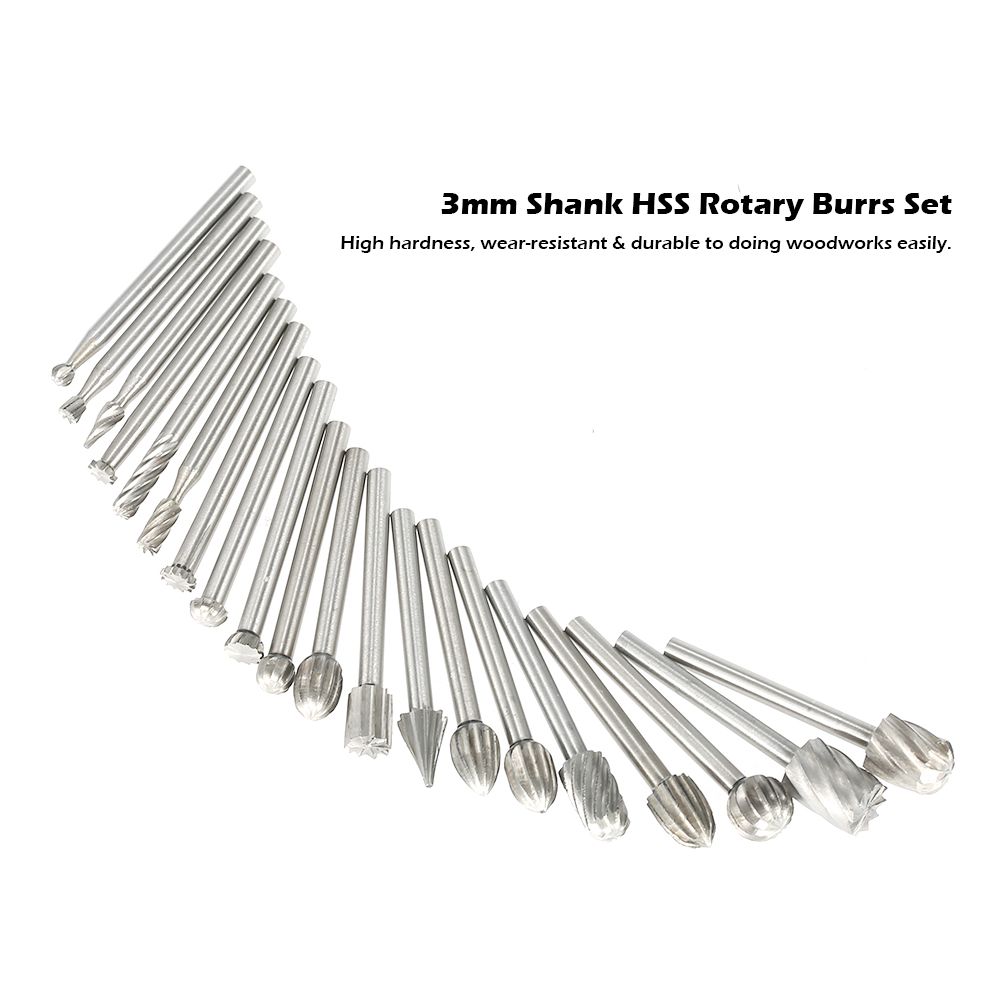 Compra Freeshiping 20 Unids Rotary Fresas Set 3mm Vástago HSS CNC File Fresa  Cortador Bits De Grabado Para Perforar Madera Accesorios De Pulido  Eléctrico Barato | Entrega Rápida Y Calidad | Es.Dhgate