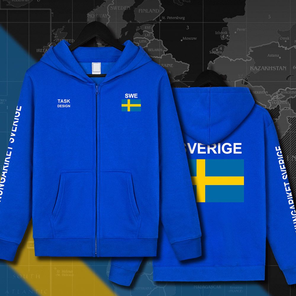 2021 Sweden Sverige Swedish Swede SE SWE Mens Hoodies Sweatshirts Hoodie Jackets Men Streetwear ...