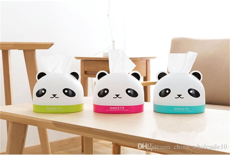 2018 Cute Cartoon Panda Tissue Box Creative Home Coffee Table 2018 Cute Cartoon Panda Tissue Box Creative Home Coffee Table Pumping Tray Living Room Desktop Plastic Napkin Storage From China Whole21