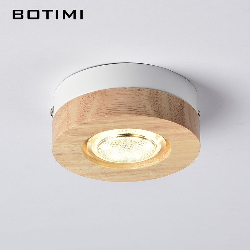 2018 Botimi Modern Led Ceiling Lights Wooden Lamp For 2018 Botimi Modern Led Ceiling Lights Wooden Lamp For Corridor Square Round Wood Kitchen Small Surface Mounted From Grege