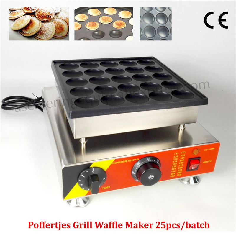 2020 Electric Poffertjes Grill Holland Mini Pancake Maker Waffle Baker Nonstick Pan 220V 110V