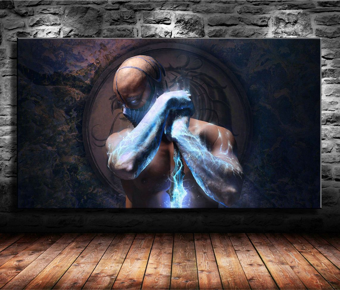 2019 Sub Zero Mortal Kombat X Game 1home Decor Hd Printed Modern