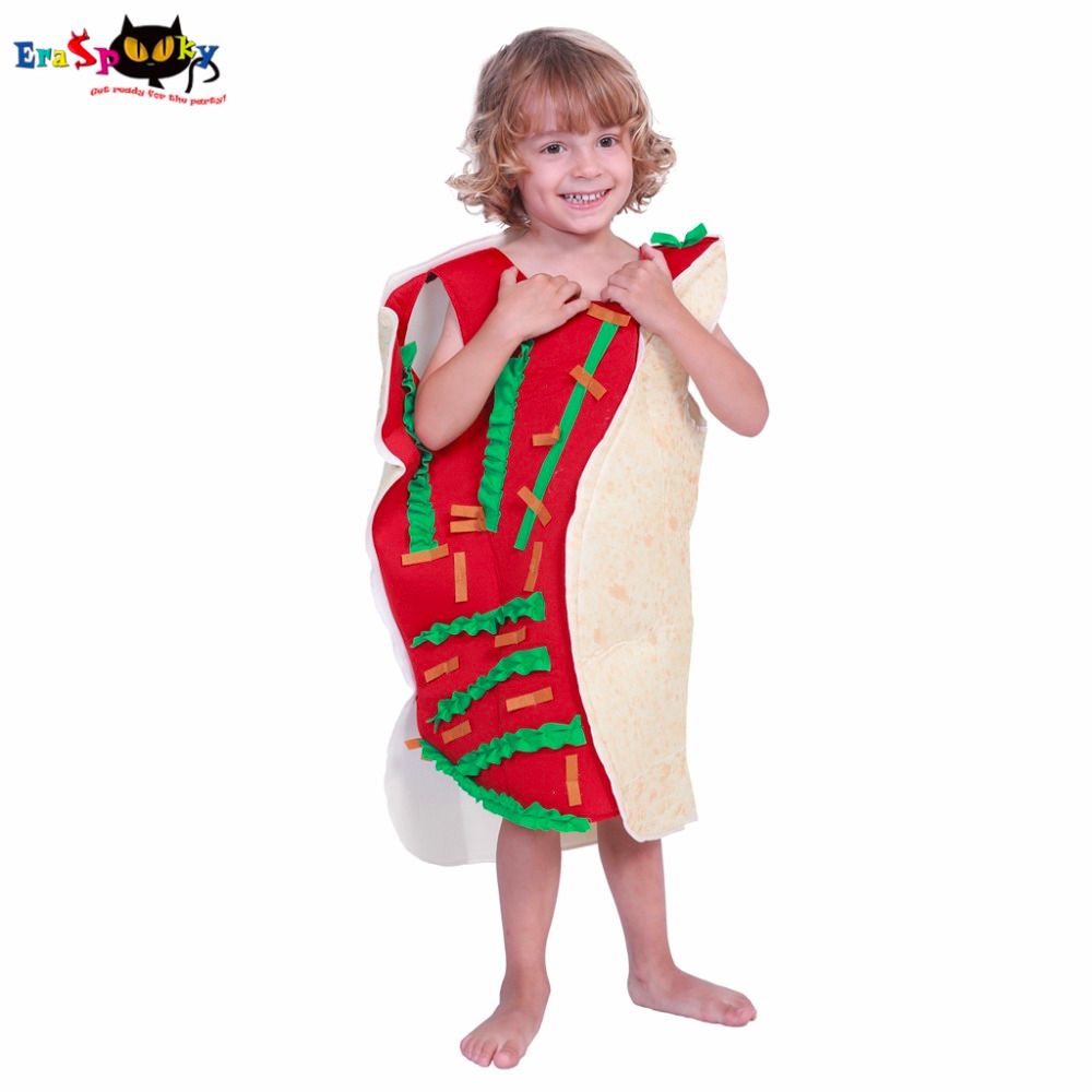 eraspooky kid costume halloweens child taco costume boys cosplay