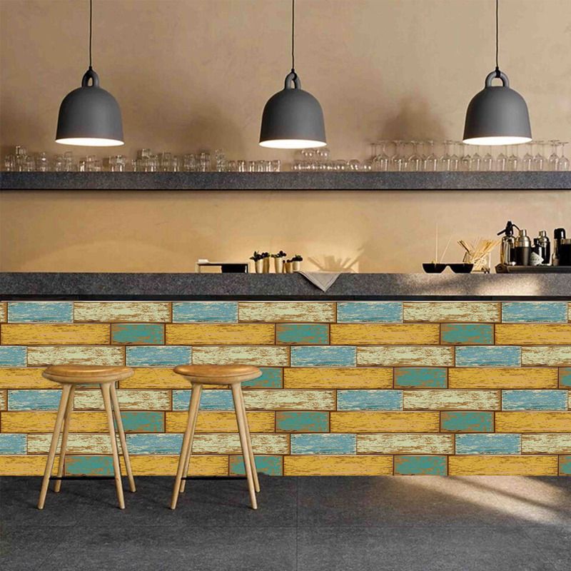 europe 3d wood grain wall sticker self adhesive wallpaper waterproof