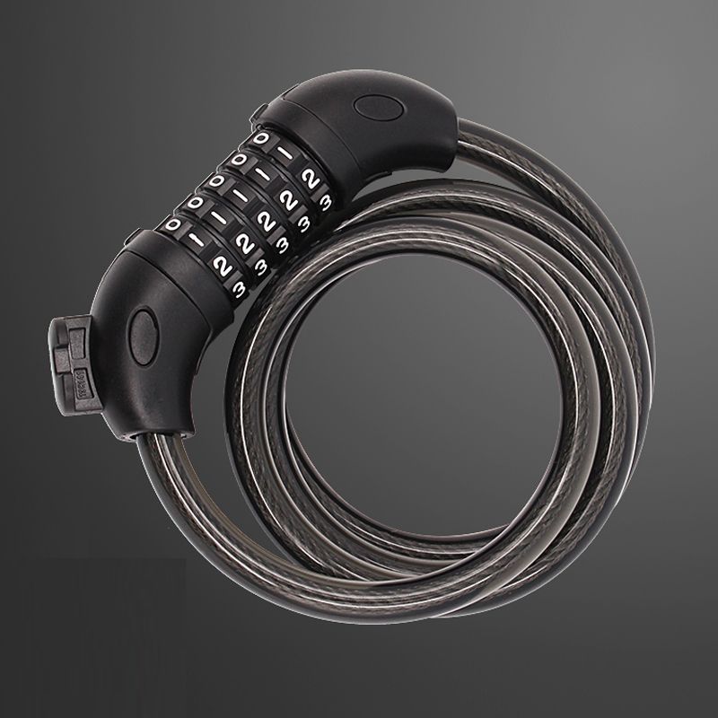 Bicycle Coded Lock Security Anti Theft Combination Wire Chain 5 Digit Password For Bike Motorcycle Sliding Glass Door