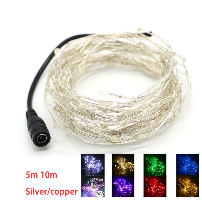 Umlight1688 50 100led Led String Lights Outdoor Fairy Umlight1688 50 100led Led String Lights Outdoor Fairy Warm White Silver Wire Starry Dc 12v Wedding Decoration Strings Of
