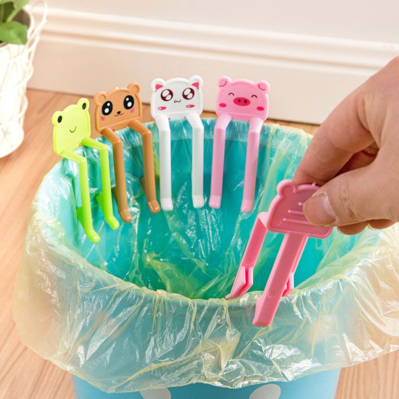 2019 Junk Folder Clamp Kitchen Cleaning Supplies Lovely Cartoon 2019 Junk Folder Clamp Kitchen Cleaning Supplies Lovely Cartoon Animal Plastic Waste Bin Clips Trash Clip From Kings0905 0 86 Dhgate Com