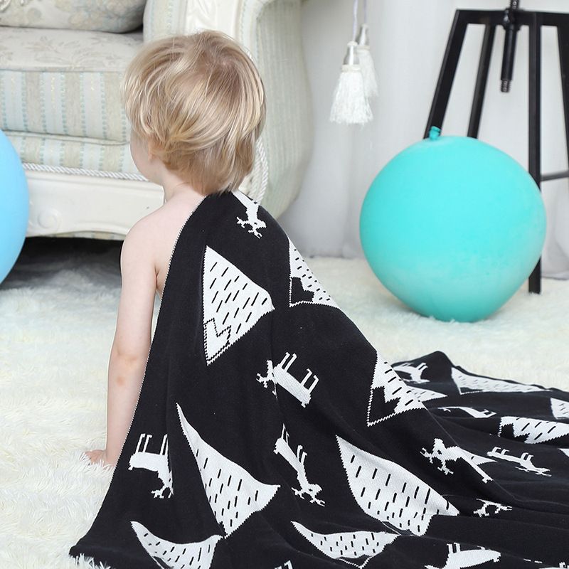 Sundayshine High Quality 100 Cotton Knitted Blanket For Baby Sundayshine High Quality 100 Cotton Knitted Blanket For Baby
