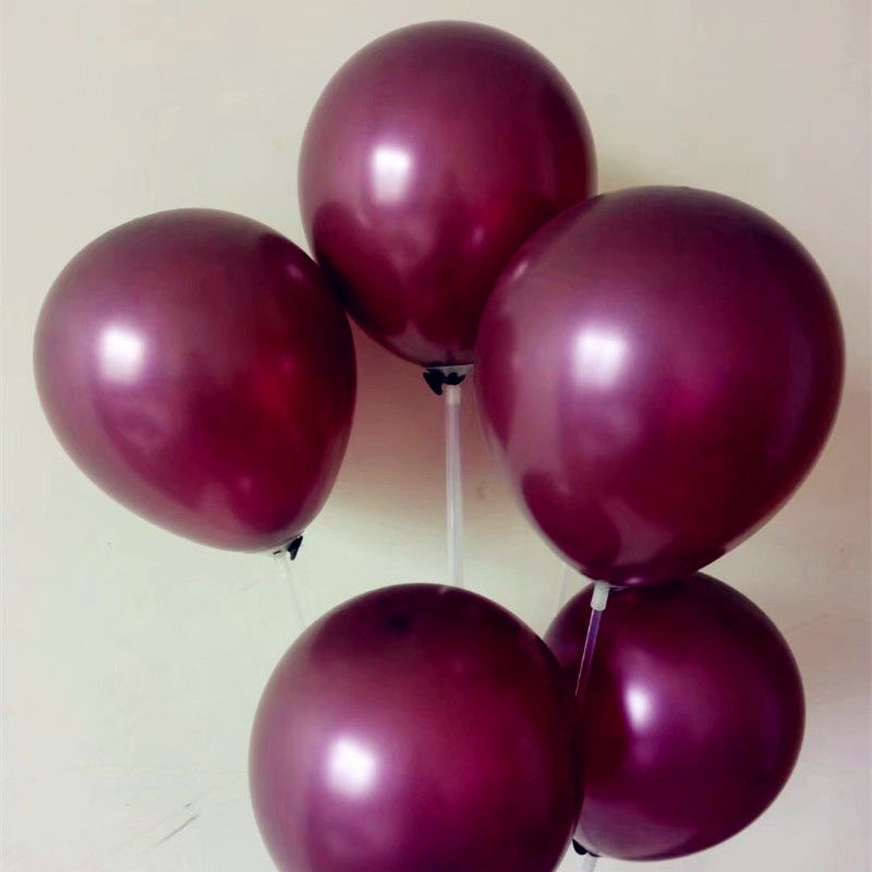 New Arrival Wine Red Ballon /Lot10inch Thick Pearl Latex Balloons