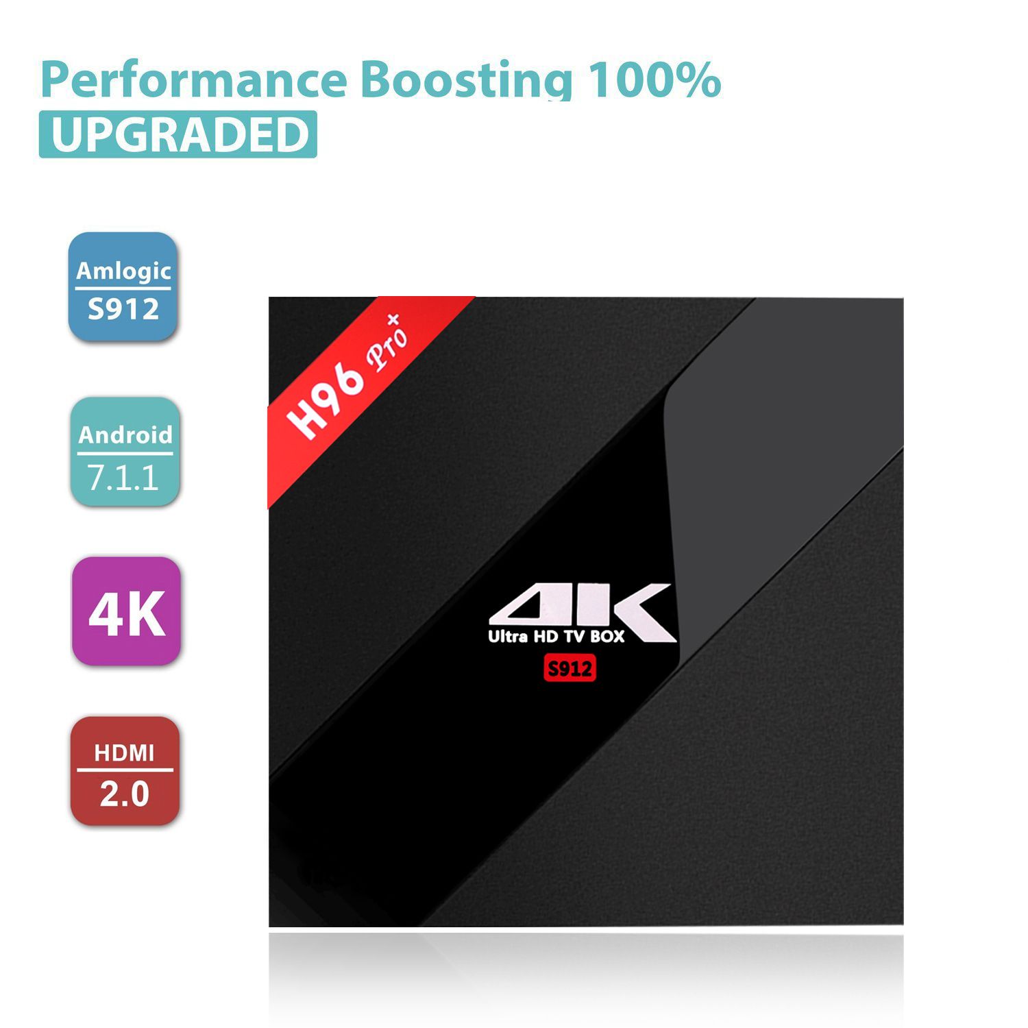 Hdtv Receiver H96 Pro Plus Android 7 1 Tv Box 3g 32g Amlogic Hdtv Receiver H96 Pro Plus Android 7 1 Tv Box 3g 32g Amlogic S912 Okta Core 64bit 2 4g 5g Wifi 4k Bt4 1 Hd Media Player Set Top Box Internet Tv