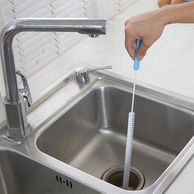 71cm Flexible Cleaning Brush Sink Overflow Drain Unblocker Cleaner Kitchen Tools Steel Bathroom Shower Cleaner Hair Removal