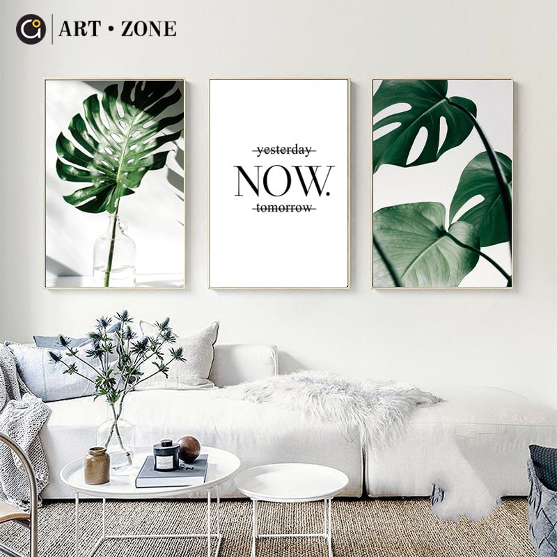 Großhandel ART ZONE Nordic Leinwand Gemälde Moderne Drucke Pflanze ... Großhandel ART ZONE Nordic Leinwand Gemälde Moderne Drucke Pflanze ...
