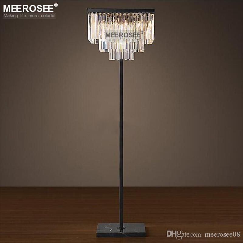 Vintage Crystal Floor Lamp Res Stand Light Fixture Cristal Vintage Crystal Floor Lamp Res Stand Light Fixture Cristal Candelabra Standing High Quality Lighting