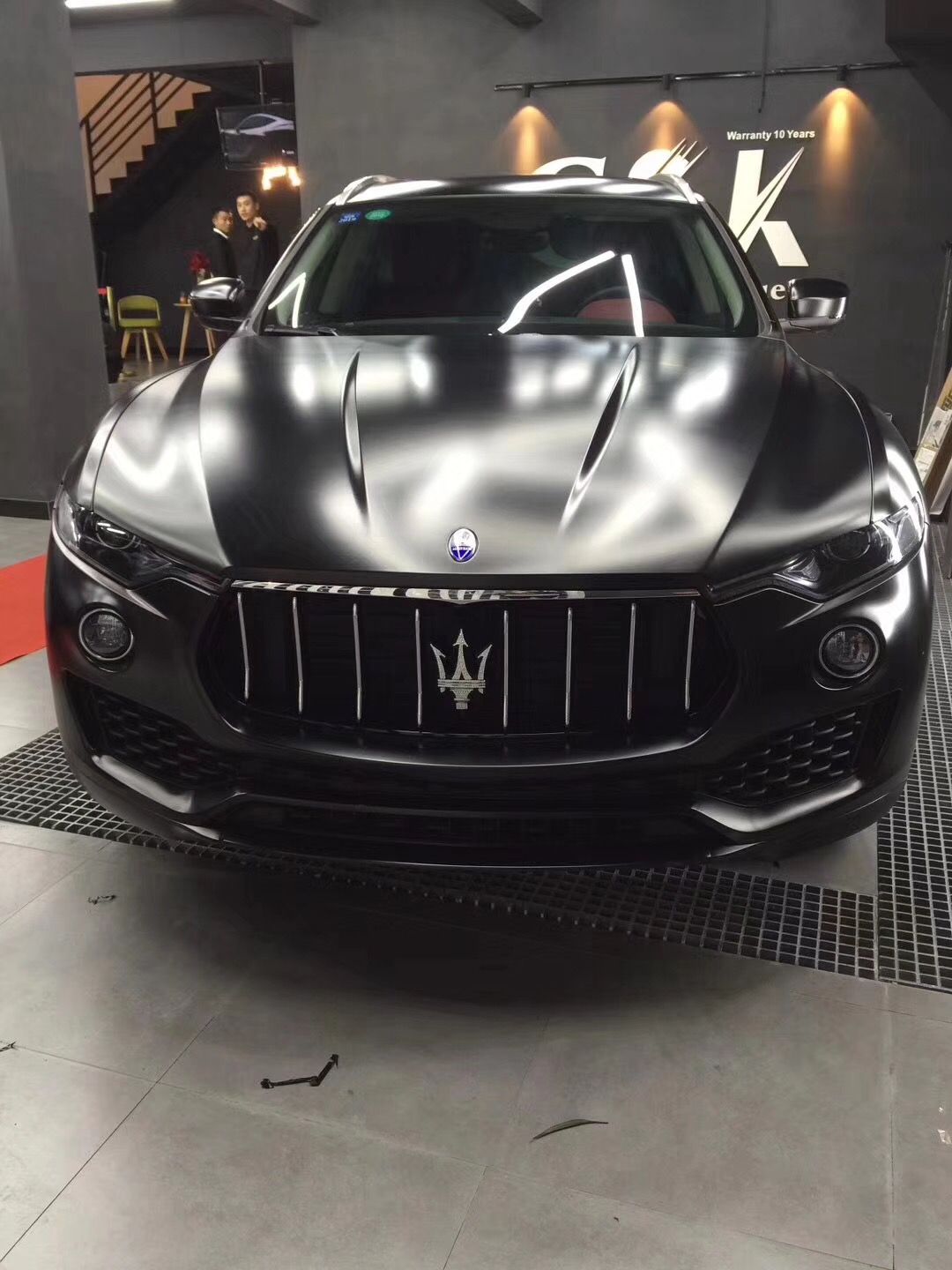 2019 Frozen Satin Black Vinyl Wrap Car Wap Covering With Air Bubble