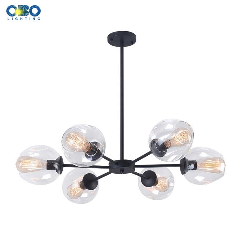 Postmodern Black Gold Iron Glass Pendant Light Living Room Office Postmodern Black Gold Iron Glass Pendant Light Living Room Office Tea House Lamp Lighting High Shade E27 110 240v Ceiling Lights