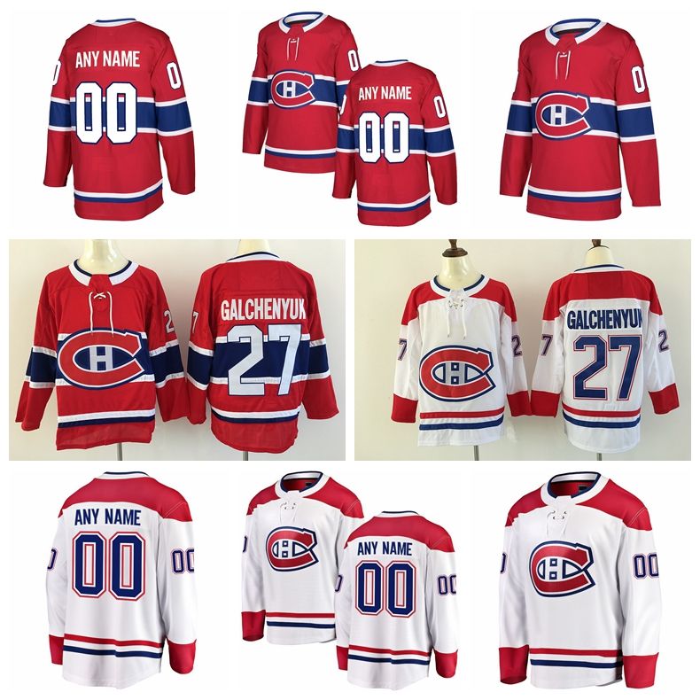2019 Customized Montreal Canadiens Hockey Jerseys Stitched Any Number