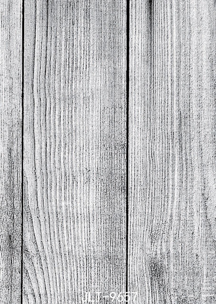 Fond Studio Photo 150x210 Cm Gris - Oldcity - Motif Planches Bois