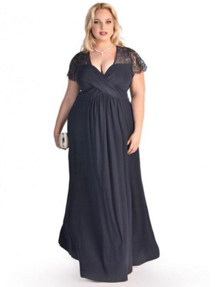 long dresses for big ladies