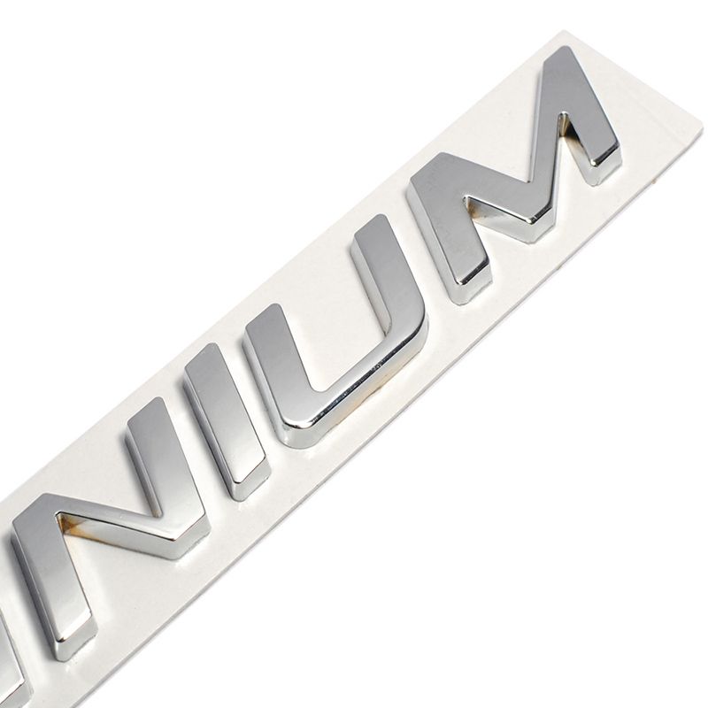 Discount New 3D Metal Zinc Alloy TITANIUM Logo Emblem Badge Decals Car