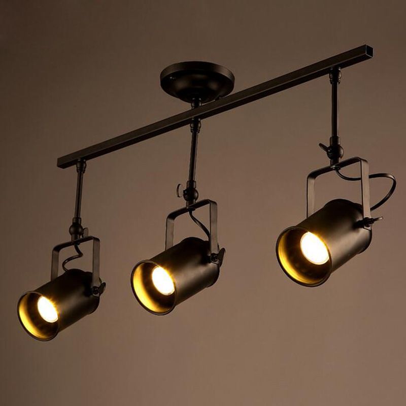 Nordic Loft Led Track Pendant Light Rh Industrial Black Spot Hanging Nordic Loft Led Track Pendant Light Rh Industrial Black Spot Hanging Res Bedroom Bar Living Room110v Lamp Shades Brass