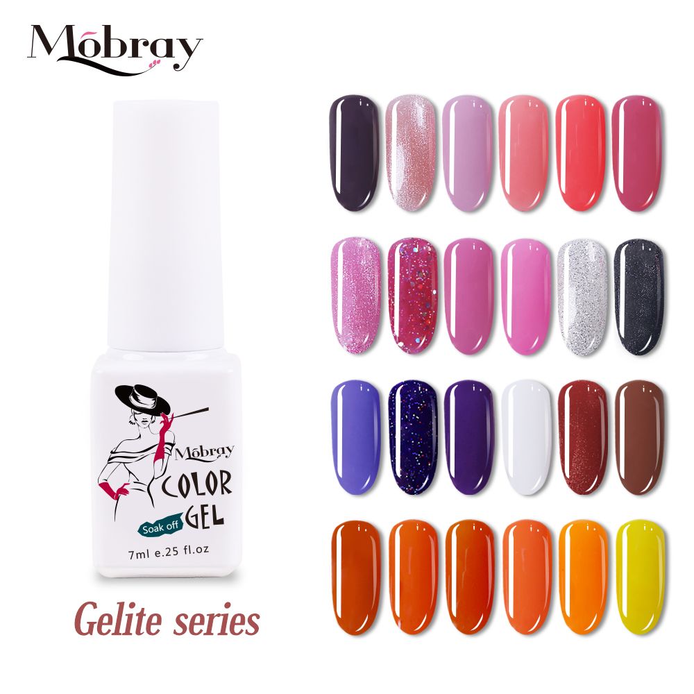 Mobray Uv Gel Nail Polish 7ml Nail Art Gift Box Soak Off Gel Polish