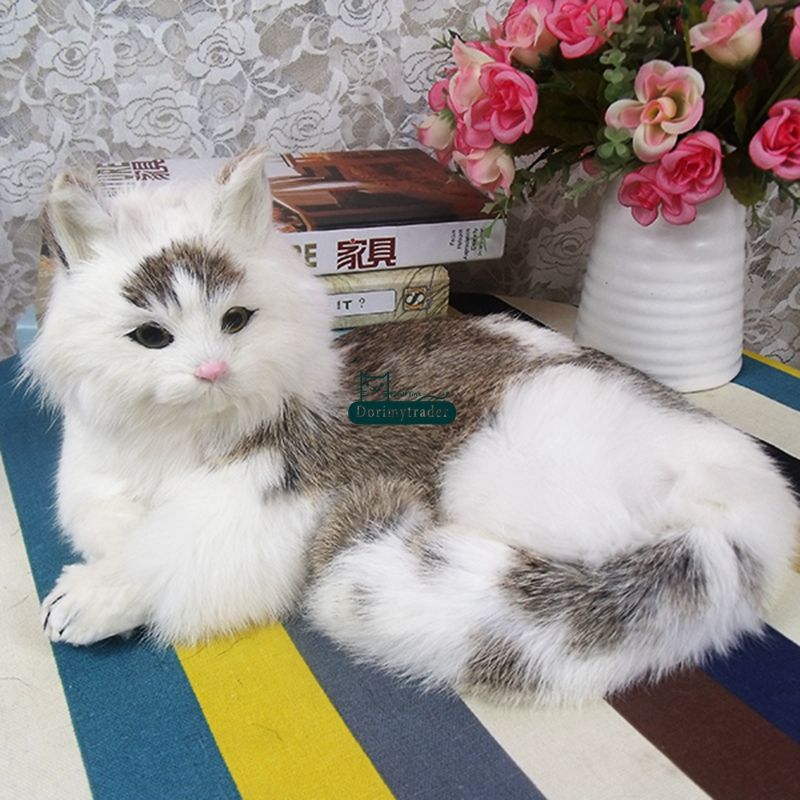 lifelike cat plush