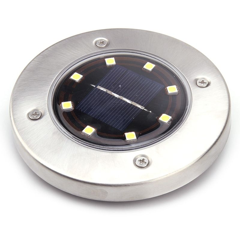 2018 Waterproof Solar Powered Led Disk Lights Outdoor Garden Stair 2018 Waterproof Solar Powered Led Disk Lights Outdoor Garden Stair Decor From Caraa 41 9 Dhgate Com