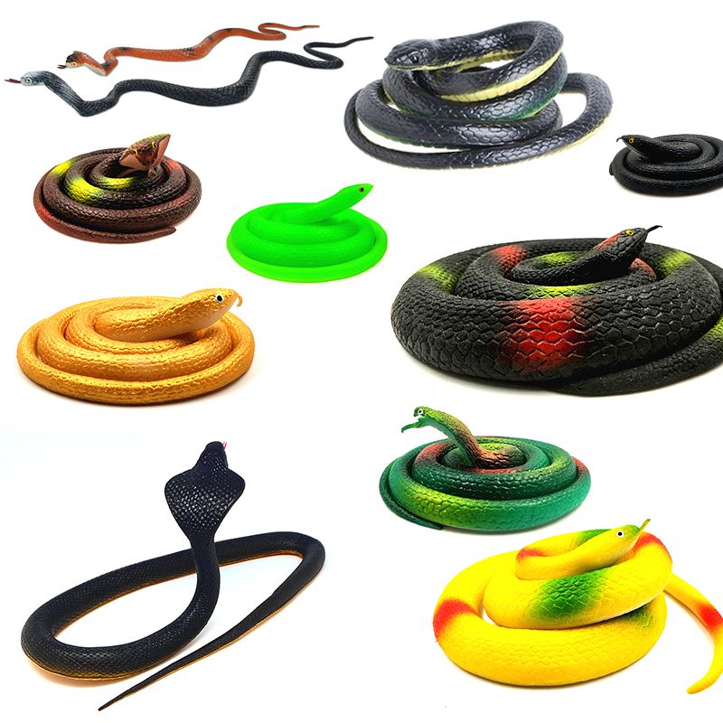 1 Pce Simulation Snake Rubber Fakes Funny April Fools Joke Funny Gags Trick TO