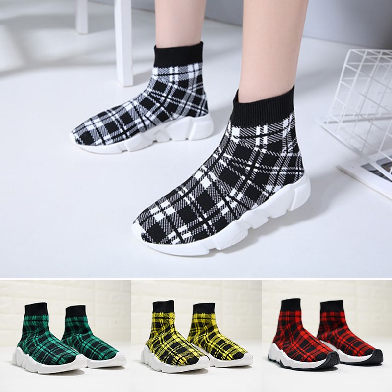 Großhandel 2019 Luxus Damen Socken Schuhe Britsh Style Grid Gelb ... Großhandel 2019 Style Luxus Damen Socken Schuhe Britsh Style 2019 Grid Gelb ... 13e289
