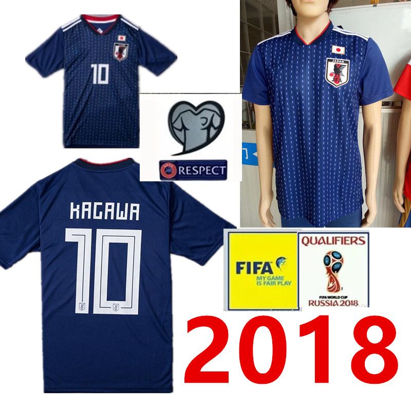 2019 2018 World Cup Japan Soccer Jerseys Home Blue Away White Maillot