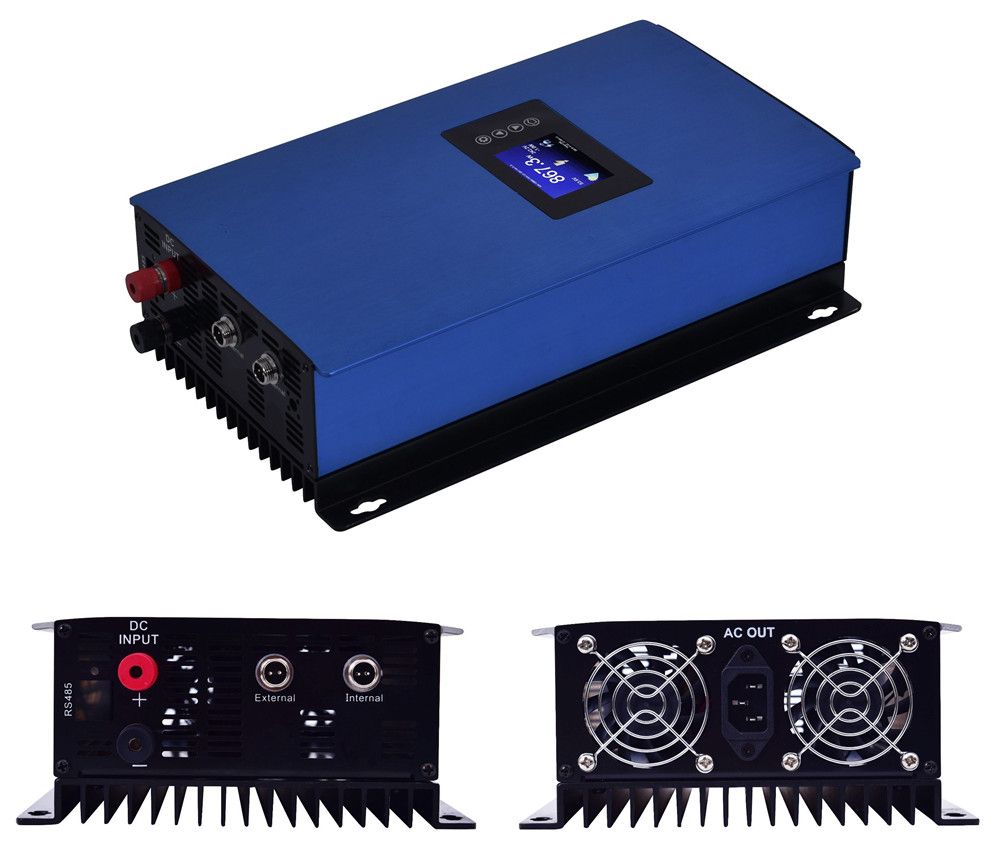 2000W Battery Backup MPPT Solar Power Grid Tie Inverter DC45V 90V
