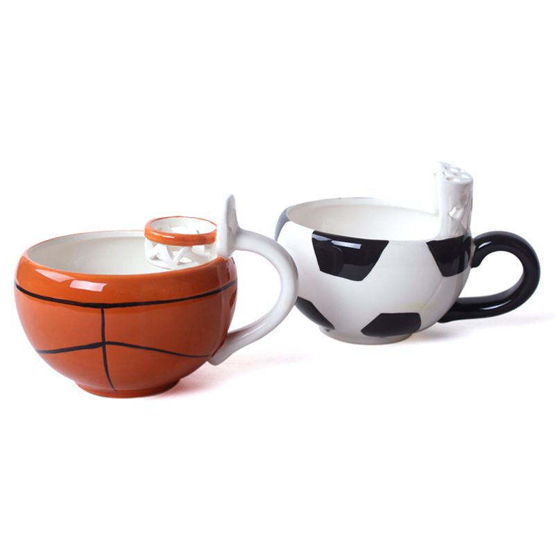 basketball football design mugs cute coffee tumbler for 2018 russia