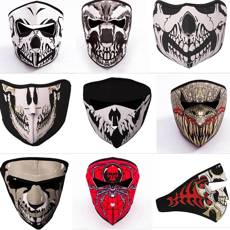 navy seals and tactical skull mask outdoor windproof breathable cs