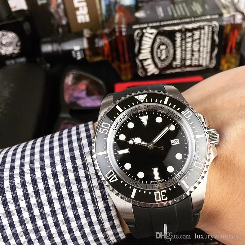 Mens Watches 43mm Big Dail Highest Quality Mechanical Automatic Watch Super Luminous Deep